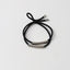 Women's Bow Knot Cloth Hair Tie & Silver Tube Ponytail Hair Rope