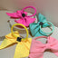 Women's Handmade Bow Knot Hair Clip and Tie - Colorful Korean Style Hair Accessory