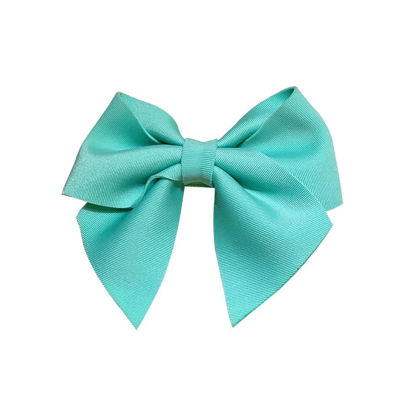 Women's Handmade Bow Knot Hair Clip and Tie - Colorful Korean Style Hair Accessory