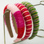Women's Classic Color Block Crystal Hair Band