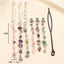 Women's Classic Holiday Dreadlocks Hair Rings with Alloy Spring Pendants