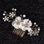 Women's Classic Rhinestone Pearl Hair Comb for Weddings and Parties