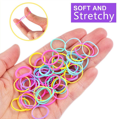 Women's Classic Solid Color Elastic Hair Bands - Durable and Versatile Hair Accessories