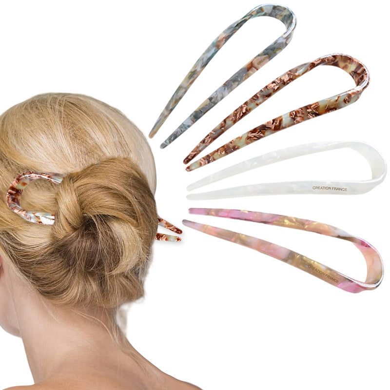 Women's Classic U-Shape Acetate Hairpin