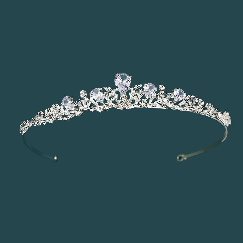 Women's Rhinestone Crown Hair Band - Bridal & Party Accessories