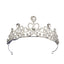 Women's Rhinestone Crown Tiara Headband for Bridal and Party Occasions