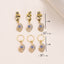 Women's Devil's Eye Rhinestone Hair Clip and Snake Braid Ring Hair Accessory