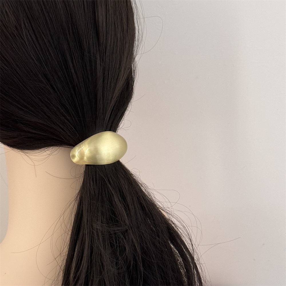 Women's Geometric Alloy Elastic Hair Tie - Retro Fashion Versatile Headband