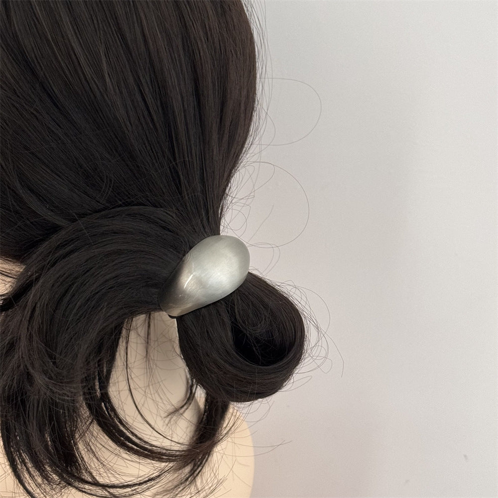 Women's Geometric Alloy Elastic Hair Tie - Retro Fashion Versatile Headband