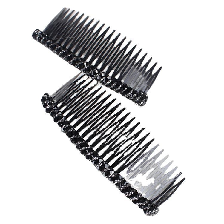 Women's Geometric Rhinestone Hair Comb Accessory