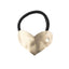 Women's Heart Shape Alloy Hair Tie - Electroplated Metal Hair Rope Accessory