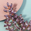 Women's Elegant Leaf Rhinestone Crystal Bridal Party Headband