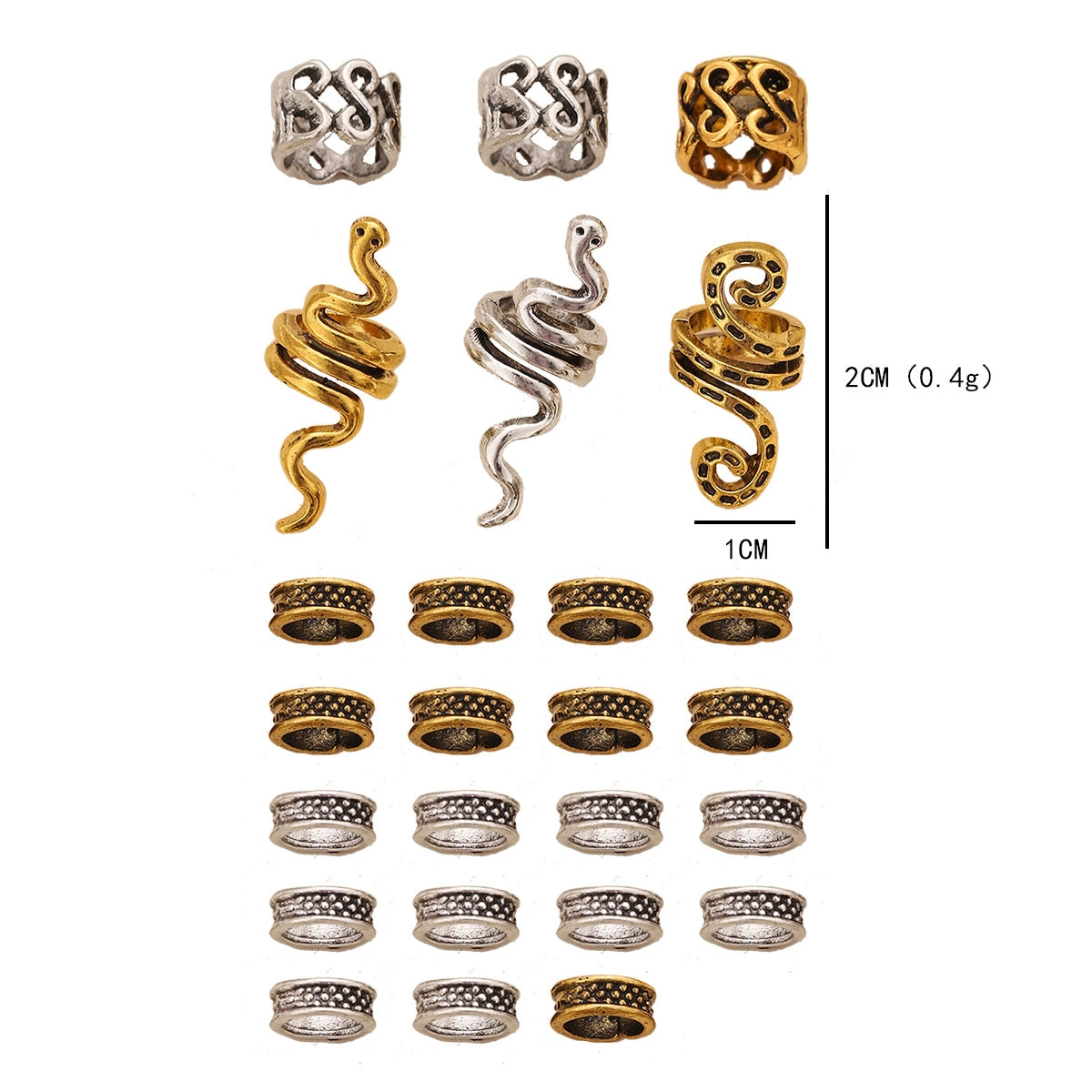 Women's Vintage Snake Alloy Hair Accessory Set