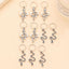 Women's Fashionable Metal Snake Hair Buckle and Braids Accessory Set