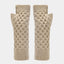 Women's Solid Color Acrylic Knit Scarf, Hat, and Gloves Set