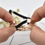 Women's Versatile Alloy Hair Tie and Leather Band Set