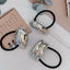 Women's Elegant Alloy Hair Tie & U-Shaped Silver Hair Accessories Set