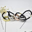 Women's Versatile Alloy Hair Tie and Leather Band Set