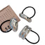 Women's Elegant Alloy Hair Tie & U-Shaped Silver Hair Accessories Set