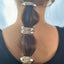 Women's Elegant Alloy Hair Tie & U-Shaped Silver Hair Accessories Set