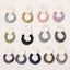 Women's Simple Style Elastic Hair Tie Set - Solid Color Rubber Bands