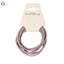 Women's Simple Style Elastic Hair Tie Set - Solid Color Rubber Bands