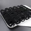 Women's Solid Color Elastic Hair Tie Set - Black Korean Style