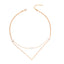 Women's Fashion Layered Imitation Pearl Alloy Necklace