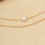 Women's Fashion Layered Imitation Pearl Alloy Necklace