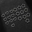 Women's Metal Hollow Out Hair Buckle & Star Love Hair Accessories Set