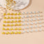 Women's Metal Hollow Out Hair Buckle with 8mm Iron and Aluminum Hair Extensions