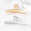 Women's Glossy Metal Plating Hair Claw Clip