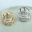 Women's Geometric Metal Hair Clip for Ponytail and Updo