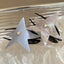 Women's Star Design Acetate Hair Claw Clip - Fashionable Swallowtail Shark Hairpin