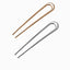 Women's Modern U-Shape Alloy Plated Hairpin Set