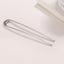 Women's Modern U-Shape Alloy Plated Hairpin Set