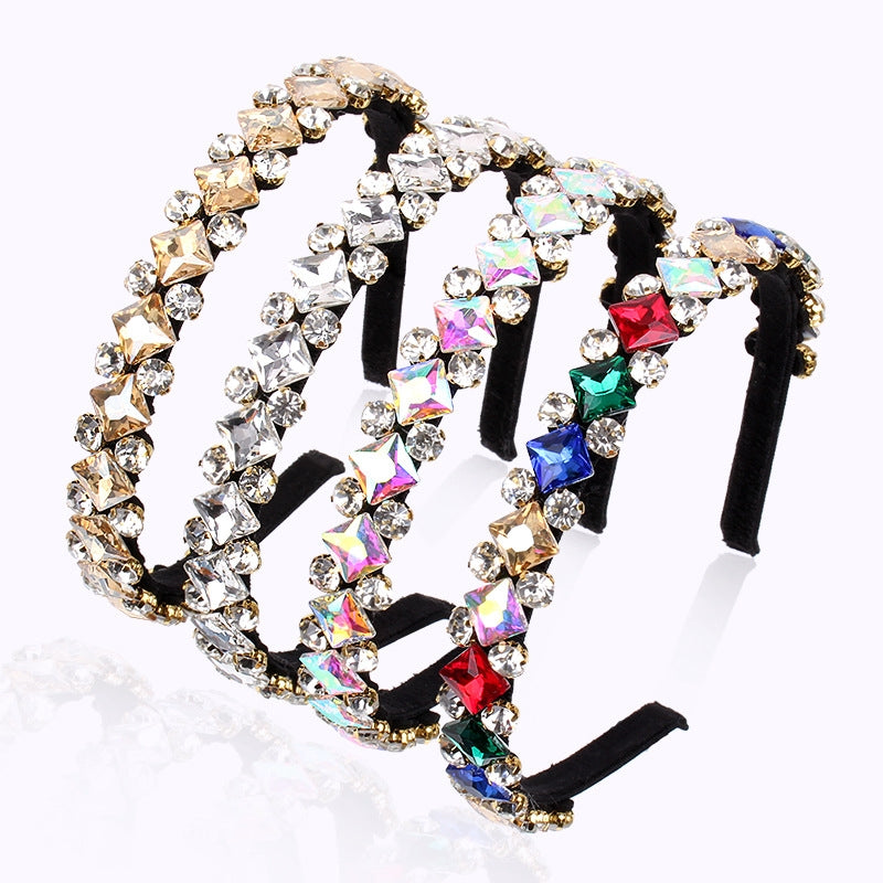 Women's Elegant U-Shape Rhinestone Hairband