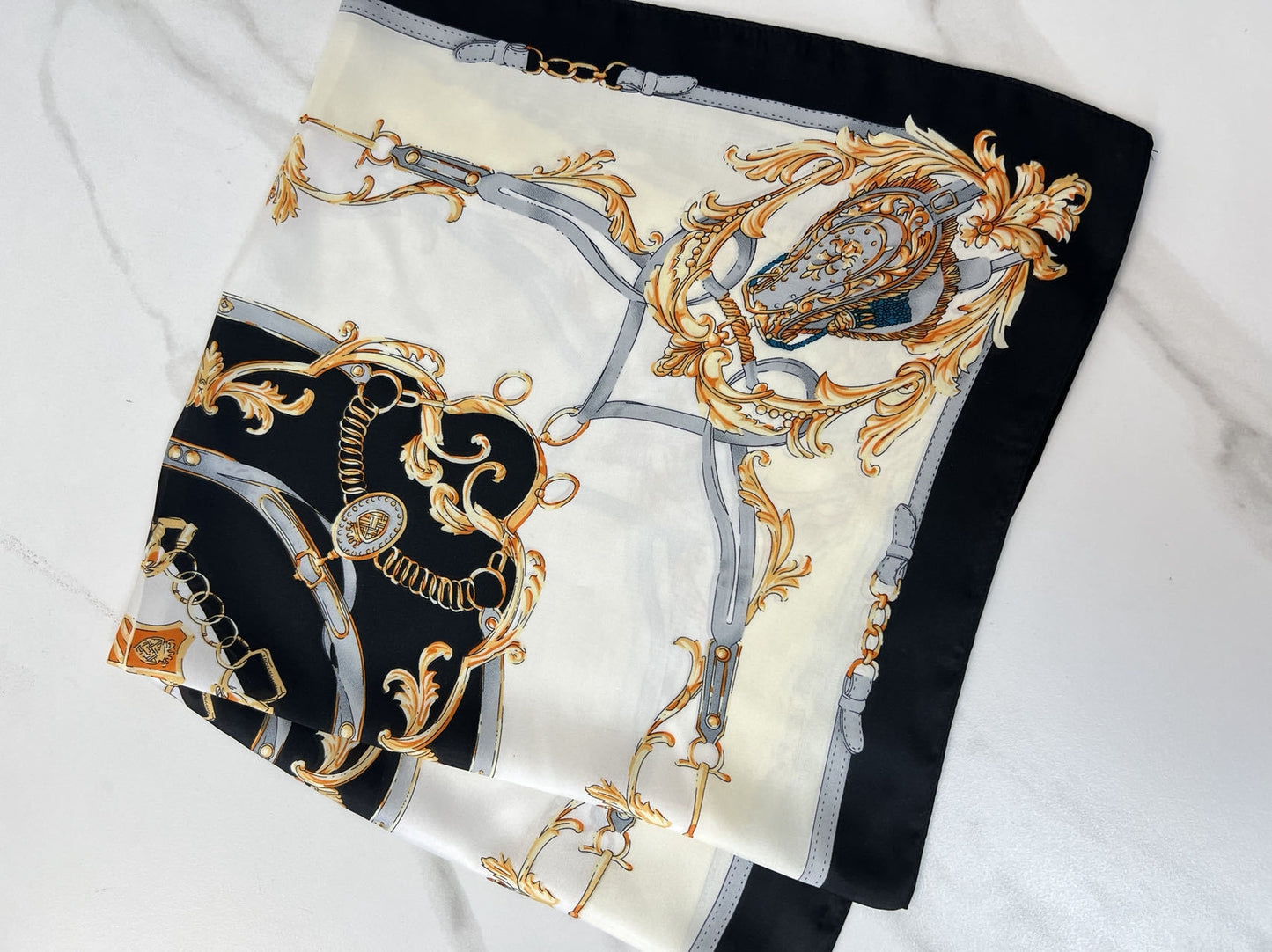 Women's Streetwear Satin Silk Scarf - 70cm Soft Square Headscarf