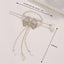 Women's Fashion Bow Knot & Pearl Metal Hairpin Set