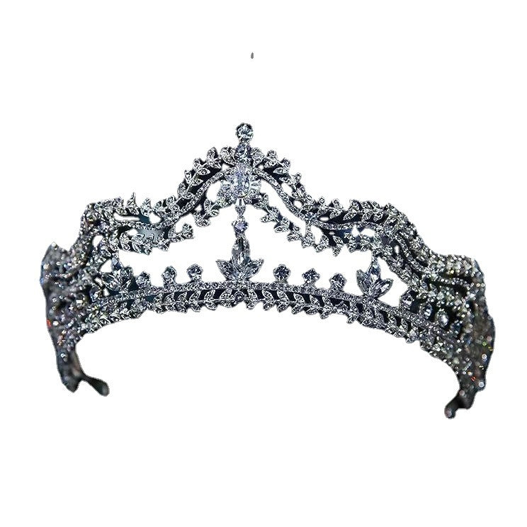 Women's Elegant Alloy Diamond Bridal Crown Hairpiece