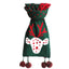 Women's Reindeer Knit Scarf with Pom Poms