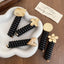 Women's Floral Pearl Elastic Hair Tie - Durable Metal & Rubber Band 2023 Edition
