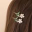 Women's Elegant Floral Alloy Hair Clip