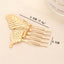 Women's Butterfly Alloy Hair Comb - Fresh Metal Forest Series