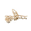 Women's Fashion Tulip Flower Hair Claw Clip - Copper Hollow Out Design