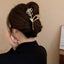 Women's Fashion Tulip Flower Hair Claw Clip - Copper Hollow Out Design