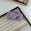 Women's Contrasting Acetate Letter Hair Claw Clip