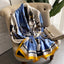 Women's Fashion Long Satin Silk Scarf for Beach and Sun Protection