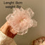 Women's Shiny Flower Organza Hair Clip - Spring & Summer Vacation Style Hairpin