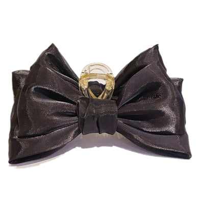 Women's Bow Knot Cloth Hair Claw Clip - Large Princess Hairpin Shark Clip Headwear